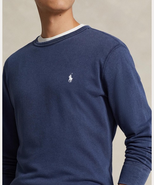 【極美品】ポロラルフローレン 24年モデル スパ テリー スウェットシャツ 刺繍 極美品】ポロラルフローレン 24年モデル スパ テリー スウェット