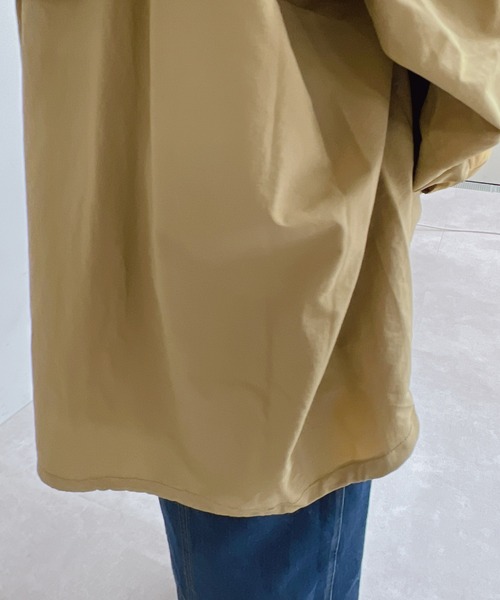 un dix cors(アンディコール)の「バイカラーマルチウェイマウンテンパーカー(マウンテンパーカー・レディース・ベージュ/グレイッシュベージュ・FREE)」の16枚目の写真