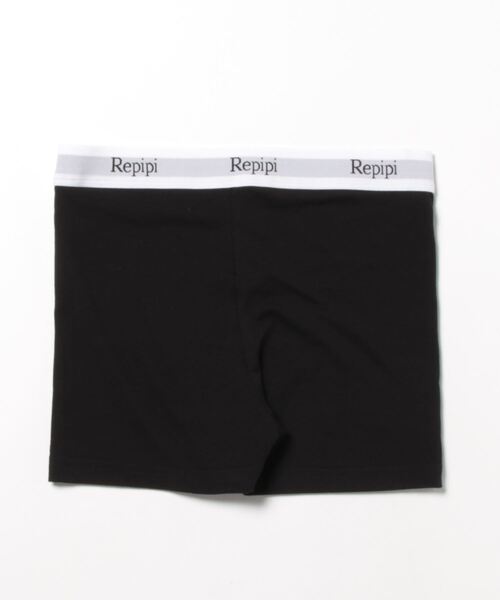 repipi armario(レピピ アルマリオ)の「ロゴリブショートレギンス(レギンス/スパッツ・キッズ・ブラック・MEDIUM/LARGE)」の2枚目の写真