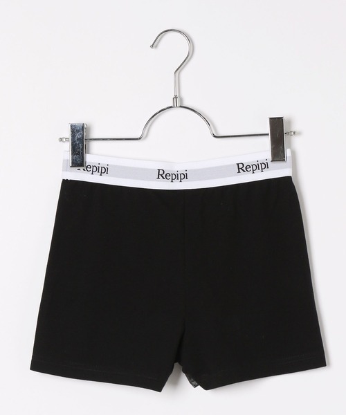 repipi armario(レピピ アルマリオ)の「ロゴリブショートレギンス(レギンス/スパッツ・キッズ・ブラック・MEDIUM/LARGE)」の4枚目の写真