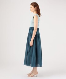 BALLSEY ノースリーブ パーティーワンピース BALLSEY（ボールジィ）の「マテリアルコンビ ノースリーブ