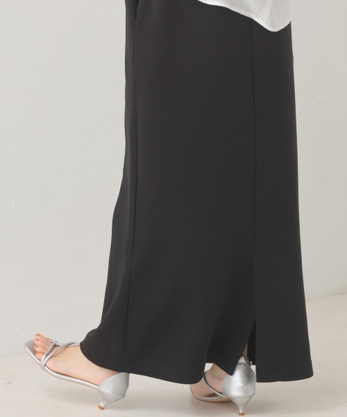 OMNES（オムネス）の「ソフトダンボールウエストドローコードワンピース（ワンピース・レディース・オリーブ/ピンク/アイボリー/ブラック・FREE）」の21枚目の写真