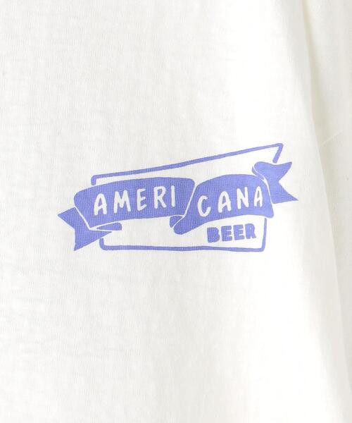 AMERICANA（アメリカーナ）の「＜AMERICANA＞BEERプリント