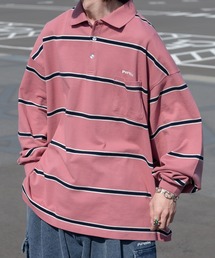 Perushu | レトロカノコボーダーポロ(ポロシャツ)