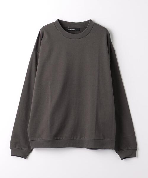 green label relaxing(グリーンレーベルリラクシング)の「ハイゲージ スウェット クルーネック ロングスリーブ トップス(Tシャツ/カットソー・メンズ・ライトブルー/オフホワイト/ダークブラウン/ダークグリーン・M/L/S/XL)」の19枚目の写真