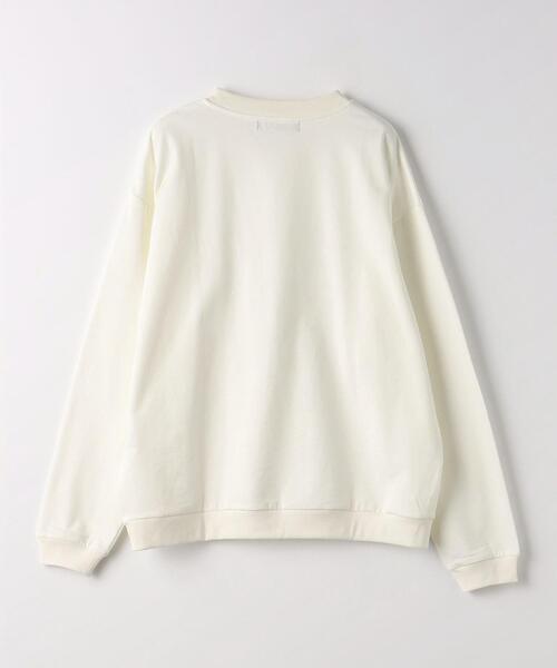 green label relaxing(グリーンレーベルリラクシング)の「ハイゲージ スウェット クルーネック ロングスリーブ トップス(Tシャツ/カットソー・メンズ・ライトブルー/オフホワイト/ダークブラウン/ダークグリーン・M/L/S/XL)」の20枚目の写真