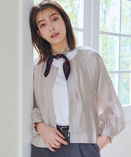 【新色追加・洗える】シアーブルゾン（ブルゾン）｜Tiaclasse（ティアクラッセ）