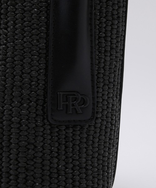 ROPE'（ロペ）の「【雑誌掲載】ラフィアライクシートミニバッグ（ハンドバッグ・レディース・ブラック/ベージュ・FREE）」の15枚目の写真