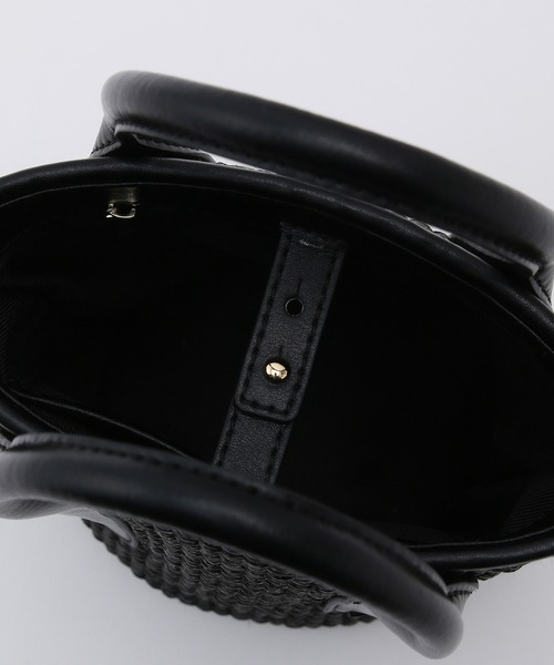 ROPE'（ロペ）の「【雑誌掲載】ラフィアライクシートミニバッグ（ハンドバッグ・レディース・ブラック/ベージュ・FREE）」の16枚目の写真