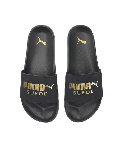 PUMA(プーマ)の「PUMA/プーマ リードキャット2.0 スウェード クラシック サンダル(サンダル・メンズ・ブラック/ホワイト/グリーン・26/28/27)」の1枚目の写真