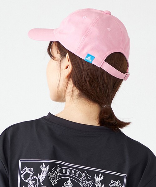 SHARE PARK（シェアパーク）の「【UVカット・撥水】イージーデニムロゴキャップ（キャップ・レディース・ネイビー系/サックスブルー系/ピンク系・F）」の6枚目の写真