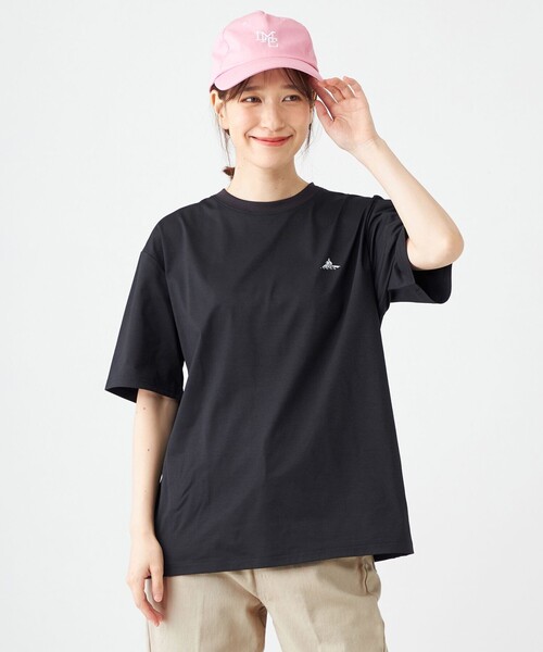 SHARE PARK（シェアパーク）の「【UVカット・撥水】イージーデニムロゴキャップ（キャップ・レディース・ネイビー系/サックスブルー系/ピンク系・F）」の7枚目の写真