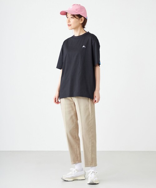 SHARE PARK（シェアパーク）の「【UVカット・撥水】イージーデニムロゴキャップ（キャップ・レディース・ネイビー系/サックスブルー系/ピンク系・F）」の10枚目の写真