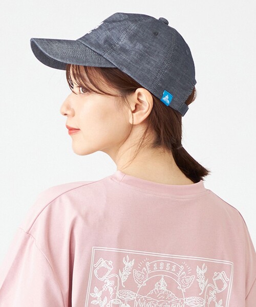 SHARE PARK（シェアパーク）の「【UVカット・撥水】イージーデニムロゴキャップ（キャップ・レディース・ネイビー系/サックスブルー系/ピンク系・F）」の20枚目の写真