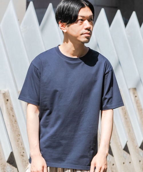 URBAN RESEARCH ROSSO MEN（アーバンリサーチロッソメン）の「『XLサイズあり』汗染み防止クルーネック半袖Tシャツ（Tシャツ/カットソー・メンズ・グレー/ホワイト/ネイビー/ブラック・X-LARGE/SMALL/LARGE/MEDIUM）」の4枚目の写真