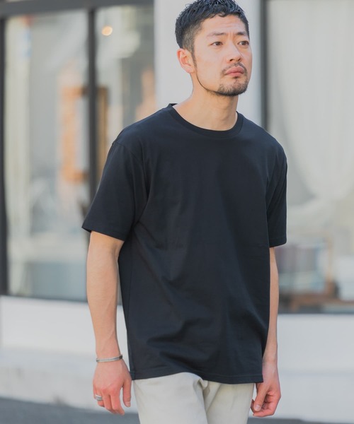 URBAN RESEARCH ROSSO MEN（アーバンリサーチロッソメン）の「『XLサイズあり』汗染み防止クルーネック半袖Tシャツ（Tシャツ/カットソー・メンズ・グレー/ホワイト/ネイビー/ブラック・X-LARGE/SMALL/LARGE/MEDIUM）」の3枚目の写真