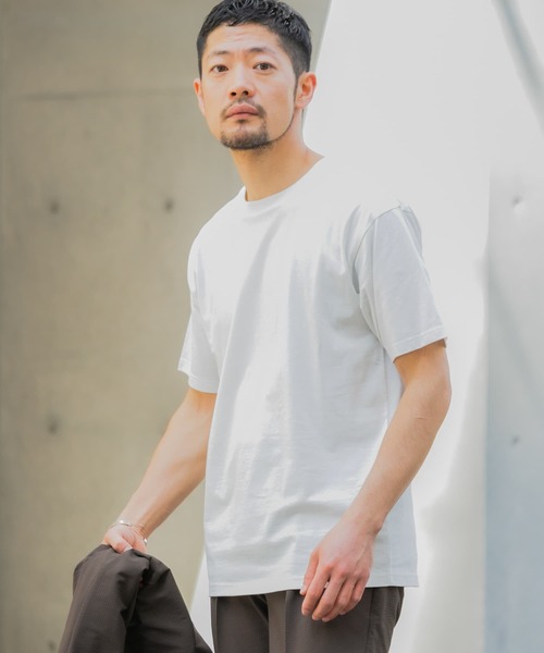 URBAN RESEARCH ROSSO MEN（アーバンリサーチロッソメン）の「『XLサイズあり』汗染み防止クルーネック半袖Tシャツ（Tシャツ/カットソー・メンズ・グレー/ホワイト/ネイビー/ブラック・X-LARGE/SMALL/LARGE/MEDIUM）」の7枚目の写真