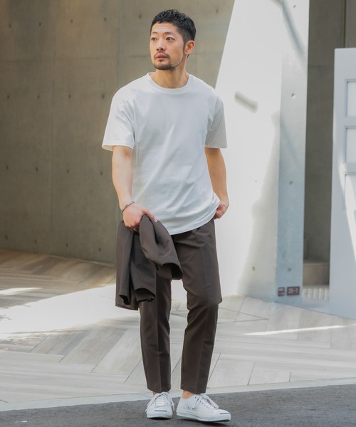 URBAN RESEARCH ROSSO MEN（アーバンリサーチロッソメン）の「『XLサイズあり』汗染み防止クルーネック半袖Tシャツ（Tシャツ/カットソー・メンズ・グレー/ホワイト/ネイビー/ブラック・X-LARGE/SMALL/LARGE/MEDIUM）」の10枚目の写真