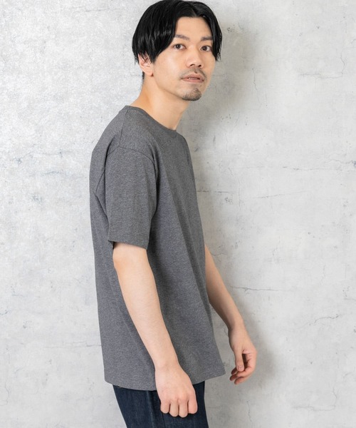 URBAN RESEARCH ROSSO MEN（アーバンリサーチロッソメン）の「『XLサイズあり』汗染み防止クルーネック半袖Tシャツ（Tシャツ/カットソー・メンズ・グレー/ホワイト/ネイビー/ブラック・X-LARGE/SMALL/LARGE/MEDIUM）」の16枚目の写真