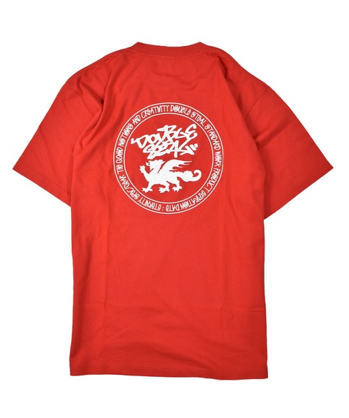 DOUBLE STEAL(ダブルスティール)の「ドラゴンシンボル ヘビーウェイトTシャツ(Tシャツ/カットソー・メンズ・ブラック/ライトベージュ/ホワイト/レッド・MEDIUM/LARGE/X-LARGE/XX-LARGE)」の14枚目の写真