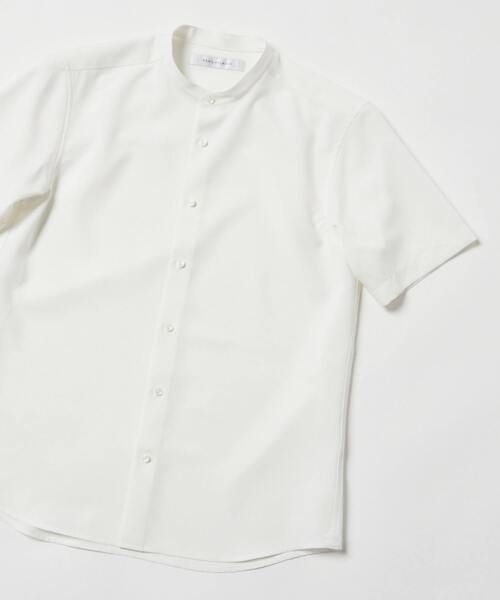 MEN'S MELROSE(メンズメルローズ)の「エステルシャンブレーバンドカラーシャツ(シャツ/ブラウス・メンズ・ベージュ/ネイビー/ホワイト/インディゴブルー・4/3/2)」の17枚目の写真