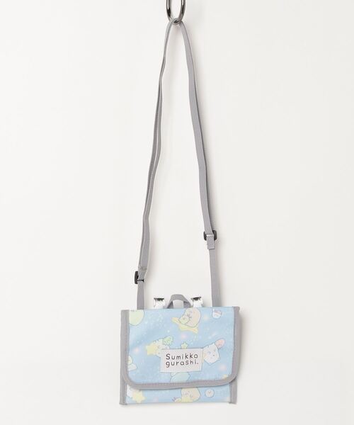 atmos pink(アトモスピンク)の「すみっこぐらし マルチショルダーポーチ(ショルダーバッグ・キッズ・ブルー/クリーム・FREE)」の2枚目の写真