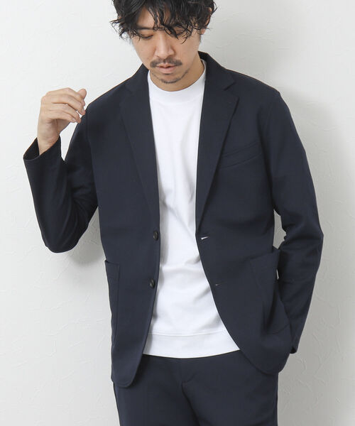 NOLLEY'S goodman(ノーリーズグッドマン)の「《セットアップ対応》カノコ テーラードジャケット(テーラードジャケット・メンズ・ブラック/ネイビー・S/M/L/XL)」の2枚目の写真