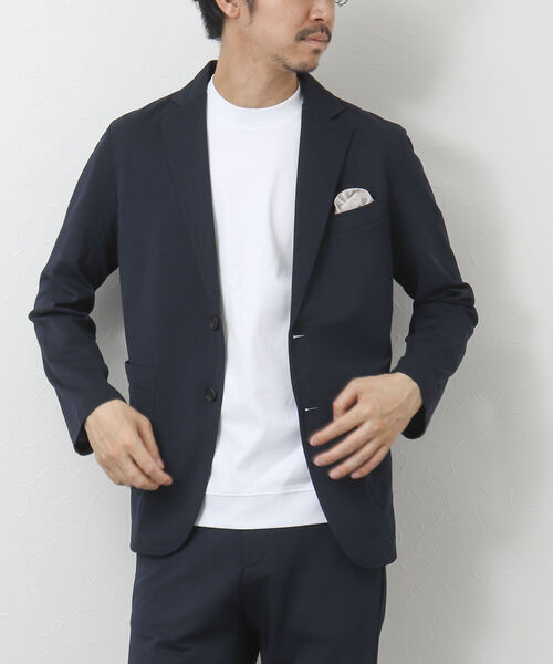 NOLLEY'S goodman(ノーリーズグッドマン)の「《セットアップ対応》カノコ テーラードジャケット(テーラードジャケット・メンズ・ブラック/ネイビー・S/M/L/XL)」の3枚目の写真