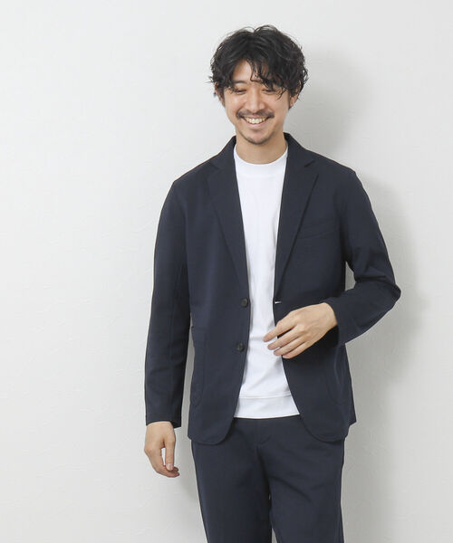 NOLLEY'S goodman(ノーリーズグッドマン)の「《セットアップ対応》カノコ テーラードジャケット(テーラードジャケット・メンズ・ブラック/ネイビー・S/M/L/XL)」の4枚目の写真