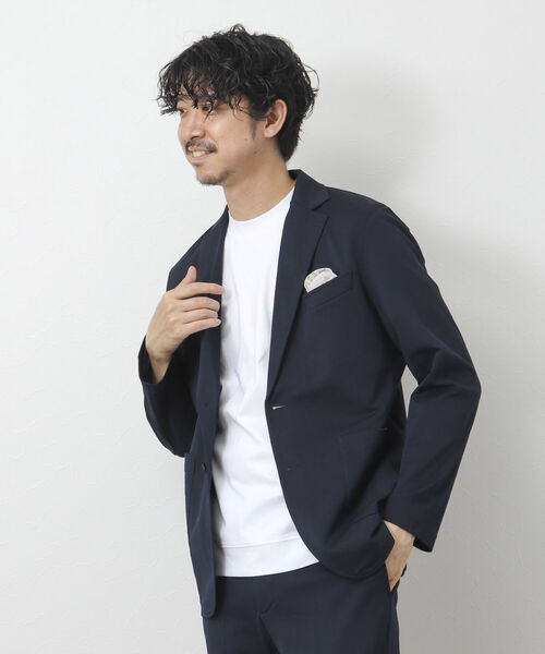 NOLLEY'S goodman(ノーリーズグッドマン)の「《セットアップ対応》カノコ テーラードジャケット(テーラードジャケット・メンズ・ブラック/ネイビー・S/M/L/XL)」の6枚目の写真