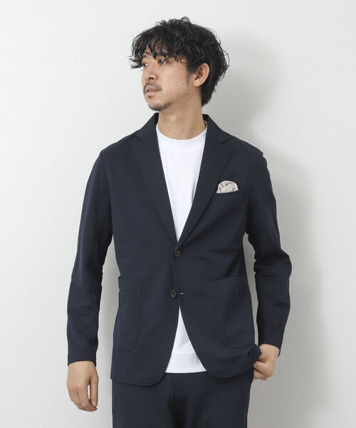 NOLLEY'S goodman(ノーリーズグッドマン)の「《セットアップ対応》カノコ テーラードジャケット(テーラードジャケット・メンズ・ブラック/ネイビー・S/M/L/XL)」の8枚目の写真