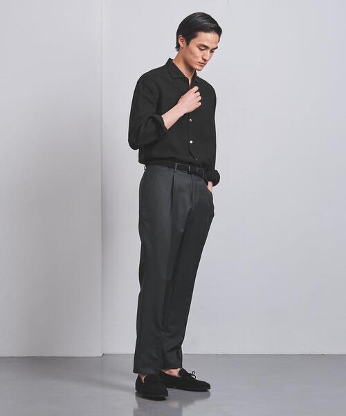 UNITED ARROWS（ユナイテッドアローズ）の「LIBECO リネン イタリアン カラー シャツ（シャツ/ブラウス・メンズ・ブラック/ホワイト/ケリー/オレンジ・S/M/L/XL）」の15枚目の写真