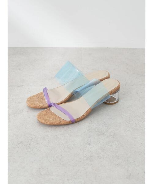 ORiental TRaffic(オリエンタルトラフィック)の「ORientalTRaffic クリアストラップサンダル(サンダル・レディース・クリア/ブラウン/パープル/オレンジ・L/M/S)」の7枚目の写真