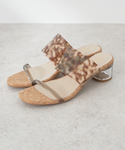 ORiental TRaffic(オリエンタルトラフィック)の「ORientalTRaffic クリアストラップサンダル(サンダル・レディース・クリア/ブラウン/パープル/オレンジ・L/M/S)」の2枚目の写真