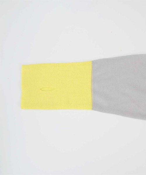 miette（ミエット）の「配色フィンガーホールシアーカーディガン（カーディガン/ボレロ・レディース・ブラック/グレー/ホワイト・FREE）」の13枚目の写真