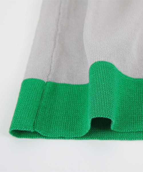 miette（ミエット）の「配色フィンガーホールシアーカーディガン（カーディガン/ボレロ・レディース・ブラック/グレー/ホワイト・FREE）」の14枚目の写真