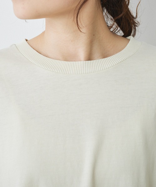PUAL CE CIN(ピュアルセシン)の「ピグメントロゴプリントTシャツ(Tシャツ/カットソー・レディース・チャコールグレー/アイボリー/ピンク/ベージュ・FREE)」の17枚目の写真