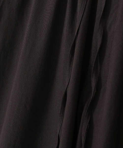 marka（マーカ）の「marka / マーカ：EASY WIDE PANTS - 2/90 SUPER120'S WOOL WASHER TROPICAL -：M23B-01PT01C[COR]（その他パンツ・メンズ・ダークブラウン・2/1）」の4枚目の写真