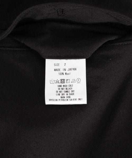 marka（マーカ）の「marka / マーカ：EASY WIDE PANTS - 2/90 SUPER120'S WOOL WASHER TROPICAL -：M23B-01PT01C[COR]（その他パンツ・メンズ・ダークブラウン・2/1）」の5枚目の写真