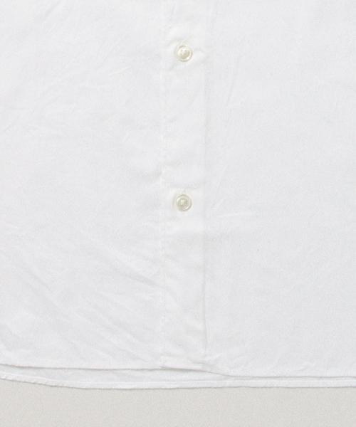BEAMS BOY(ビームスボーイ)の「Sanca / オックス ラウンドカラー ロングシャツ(シャツ/ブラウス・レディース・ホワイト・ONE SIZE)」の13枚目の写真