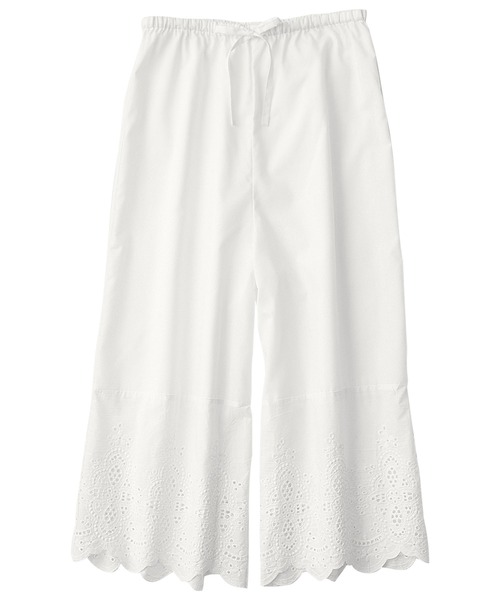 Viola e Viola（ヴィオラエヴィオラ）の「綿レース使いペチパンツ（その他アンダーウェア/インナー・レディース・ミント/ホワイト/ブラック・M/L/LL/3L）」の11枚目の写真