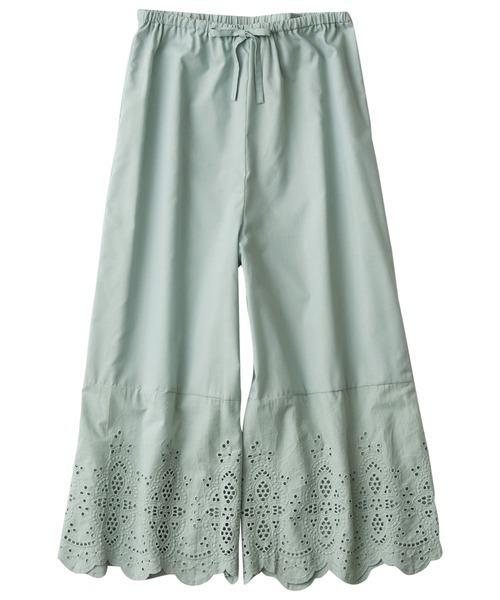 Viola e Viola（ヴィオラエヴィオラ）の「綿レース使いペチパンツ（その他アンダーウェア/インナー・レディース・ミント/ホワイト/ブラック・M/L/LL/3L）」の13枚目の写真