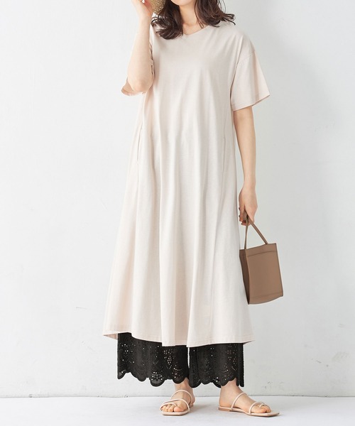 Viola e Viola（ヴィオラエヴィオラ）の「綿レース使いペチパンツ（その他アンダーウェア/インナー・レディース・ミント/ホワイト/ブラック・M/L/LL/3L）」の15枚目の写真