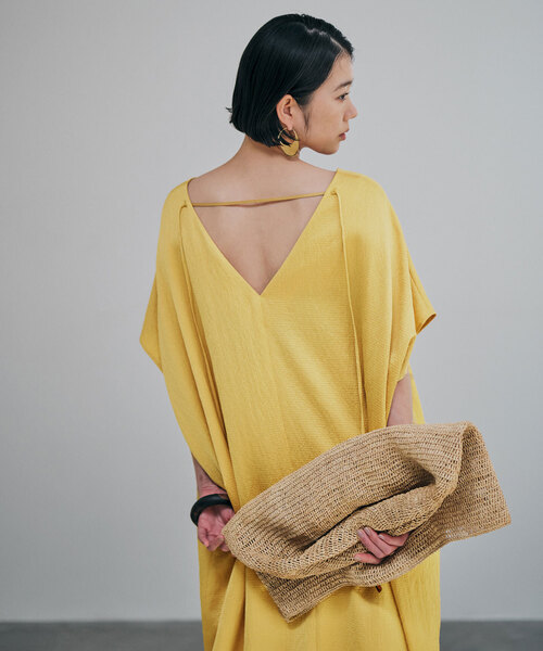 お買い物大好き♡SLOBE IENA アンティークサテンワンピース SLOBE IENA（スローブイエナ）の「《予約》habi アンティーク