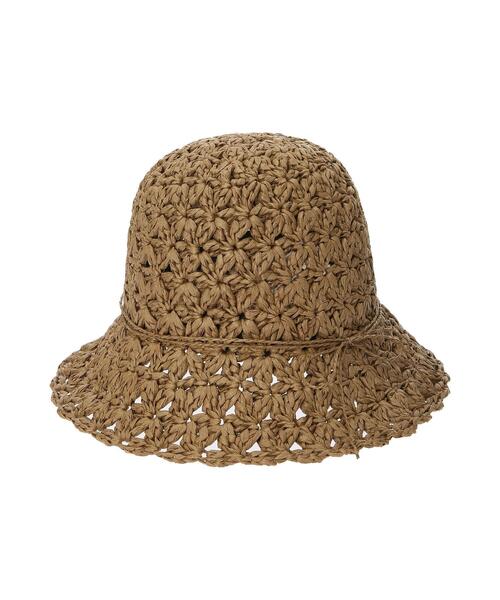Samansa Mos2(サマンサ モスモス)の「ペーパー太編みハット(ハット・レディース・ベージュ/ブラウン・F)」の17枚目の写真
