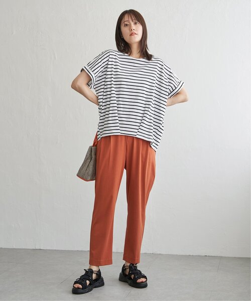 ikka(イッカ)の「冷感ドルマンタックプルオーバー(Tシャツ/カットソー・レディース・ブラック/ライトグリーン/ブルー系その他/ベージュ/ホワイト・L/S/M)」の22枚目の写真