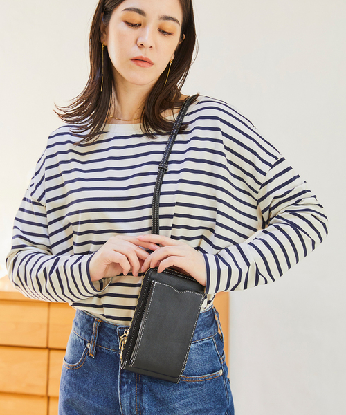 CK JEANS★UNISSEX_モノグラムクロススマートフォンバッグ CK JEANS☆UNISSEX_モノグラムクロススマートフォンバッグ