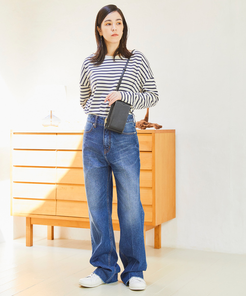 cross marche(クロスマルシェ)の「【TRIPINN.】ラウンドファスナースマホショルダーバック(ショルダーバッグ・レディース・キャメル/オレンジ/グリーン/ブラック・フリー)」の19枚目の写真