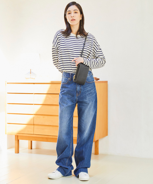cross marche(クロスマルシェ)の「【TRIPINN.】ラウンドファスナースマホショルダーバック(ショルダーバッグ・レディース・キャメル/オレンジ/グリーン/ブラック・フリー)」の20枚目の写真
