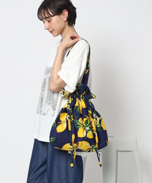 ラヴィ様ꔛ‬ෆジョリーフルール·͜·ᰔᩚ巾着トートバッグ‪☆ SHOO・LA・RUE（シューラルー）の「◇柄アソート巾着トート